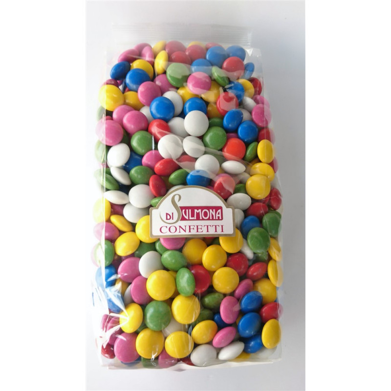 Sugared almonds from Sulmona - Chocolate Beans, Random Colours - 1000 gr