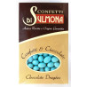 Sugared almonds from Sulmona - "Ciocomandorla", double chocolate, L.Blue - 500 g