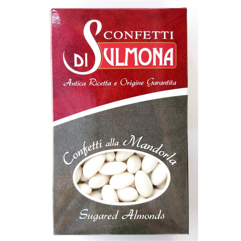 Sugared almonds from Sulmona - Classic with Almond, White - 1000 gr