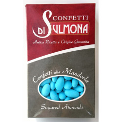 Sugared almonds from Sulmona - Classic with Almond, Light Blue - 1000 gr