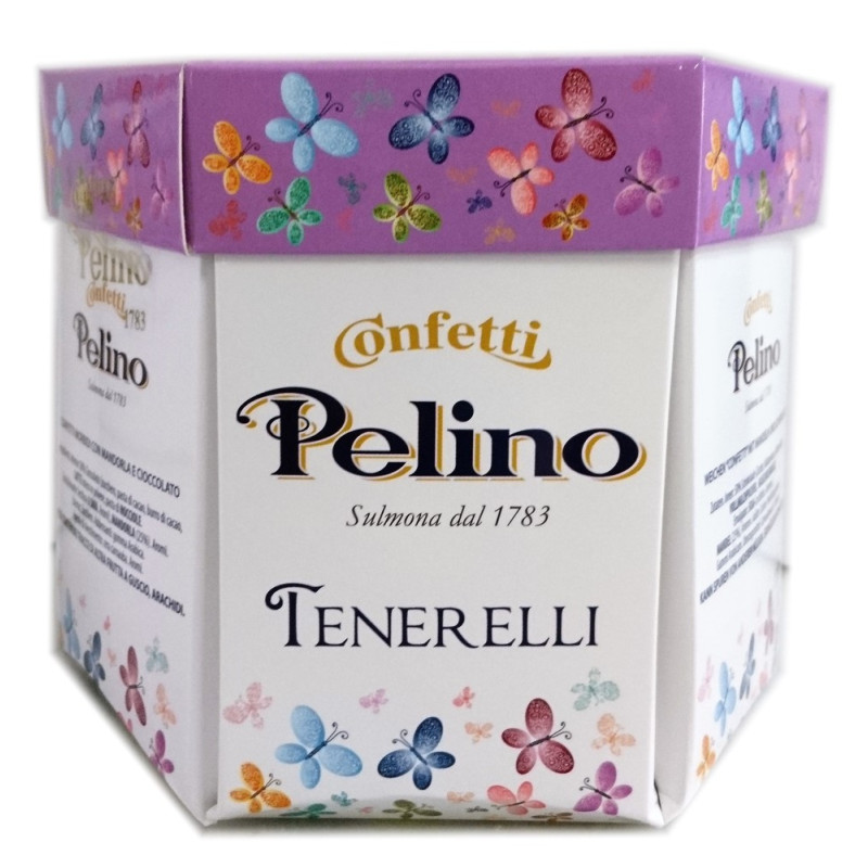 Confetti Pelino Sugared Almonds Pink with Chocolate