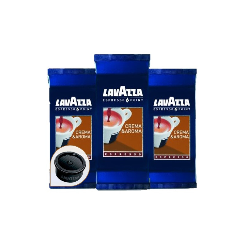 100 Capsules Coffee - Crema e Aroma - Lavazza Espresso Point