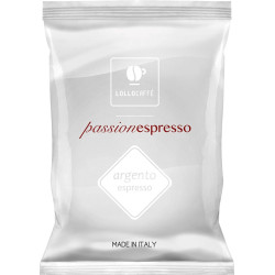 100 Capsules Coffee - PassioNespresso Argento - Comp. Nespresso - Lollo Coffee