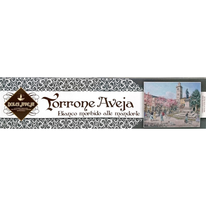  Torrone Bianco Tenero Alle Mandorle - 180 gr - Dolci Aveja