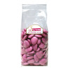 Sugared almonds from Sulmona - Chocolate Heart Shaped, Pink - 500 gr