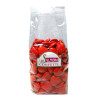 Sugared almonds from Sulmona - Chocolate Heart Shaped, Red - 500 gr