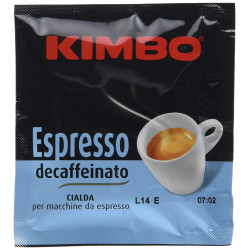 100 Pods Coffee 44mm - Miscela Dek - Kimbo