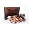 Gift Pack Pasticceria - Decorated Box with 1Kg of Fine Mixed Pastry of Abruzzo with Almonds and Hazelnuts - Dolci Aveja