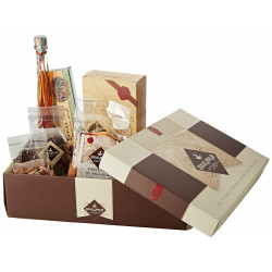 Pacco Sensoriale - Pasticceria Mista Mandorle e Nocciole 400g, Torrone Classico Aquilano 200g, Tartuffi Neri 200g, Nocci Interr