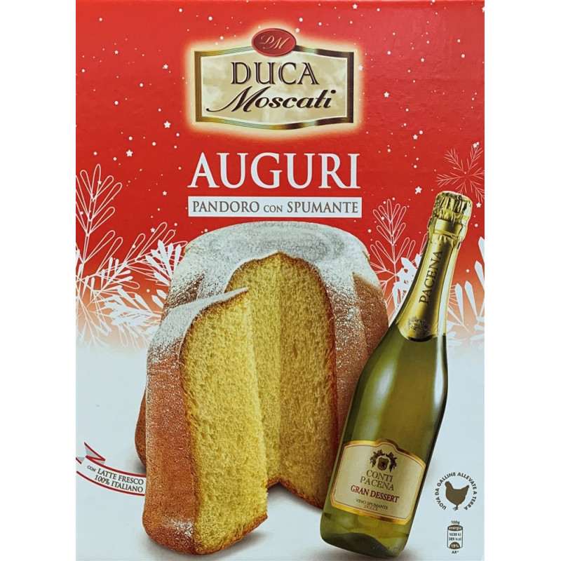 Gift Pack - Pandoro and Sparkling Wine - Duca Moscati