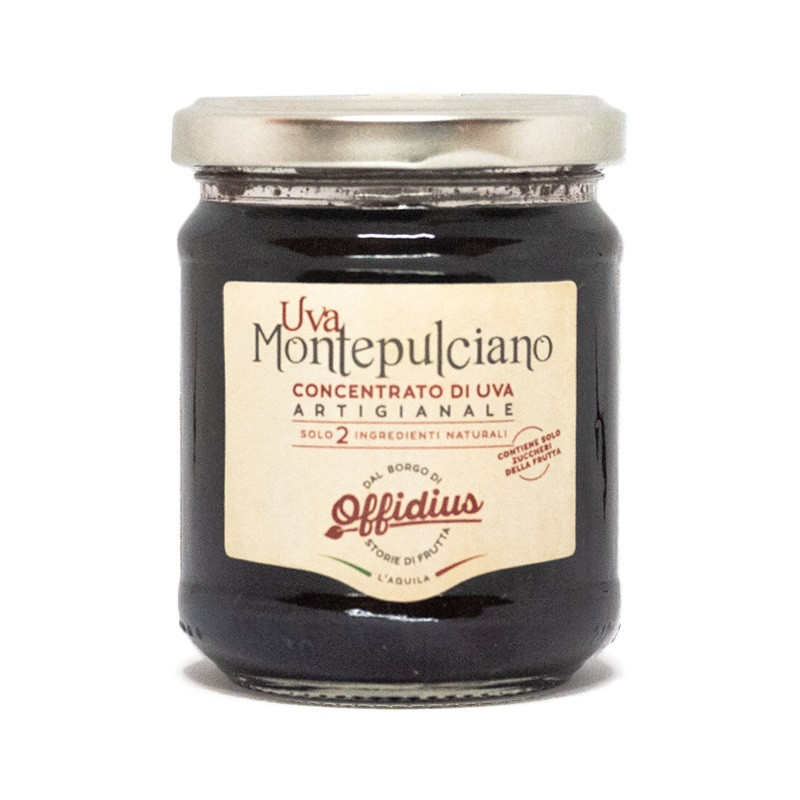 Montepulciano Grape Extra Jam - 220 gr - First Choice Fruit - Offidius