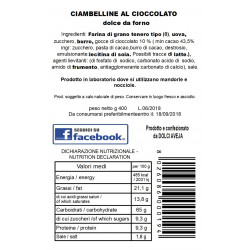 Ciambelline al Cioccolato - 400 gr - Dolci Aveja