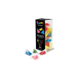 Funny Sugar, lo Zucchero Colorato - Confezione da 50 pz -...
