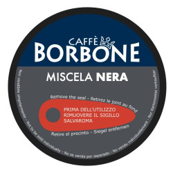 90 Capsule Miscela Nera - Compatibili con Dolce Gusto - Caffè Borbone