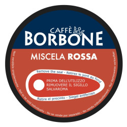 90 Capsule Miscela Rossa - Compatibili con Dolce Gusto - Caffè Borbone