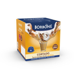 16 Capsule Comp. Dolce Gusto - Cortado - Caffè Borbone