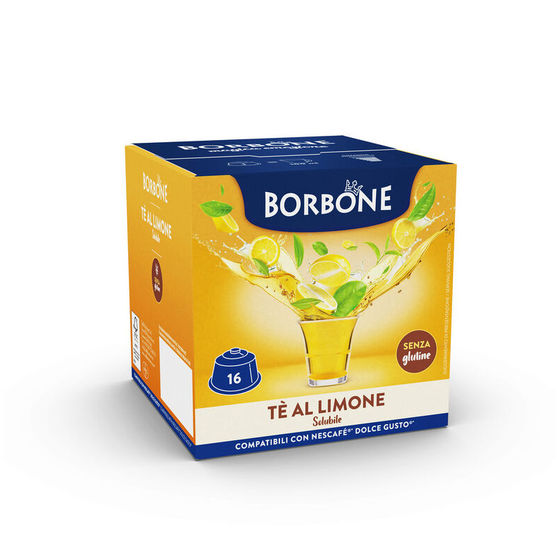 16 Capsule Comp. Dolce Gusto - The al Limone - Caffè Borbone