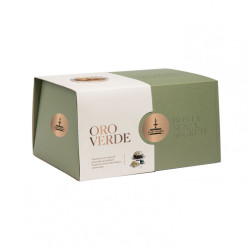 Panettone Oro Verde ricoperto di cioccolato bianco e pistacchi 1Kg - Fiasconaro