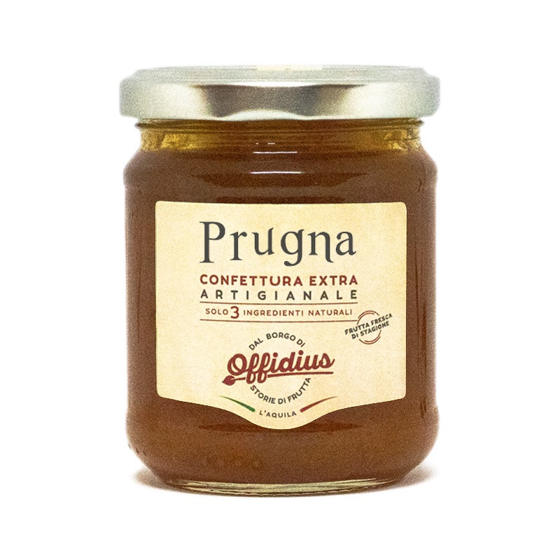 Offidius - Extra Jam from Plum - 220 gr - Made in Italy