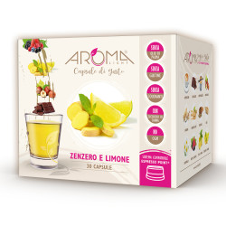 30 Capsule di Zenzero e Limone - Comp. Lavazza Espresso Point - Aroma Light