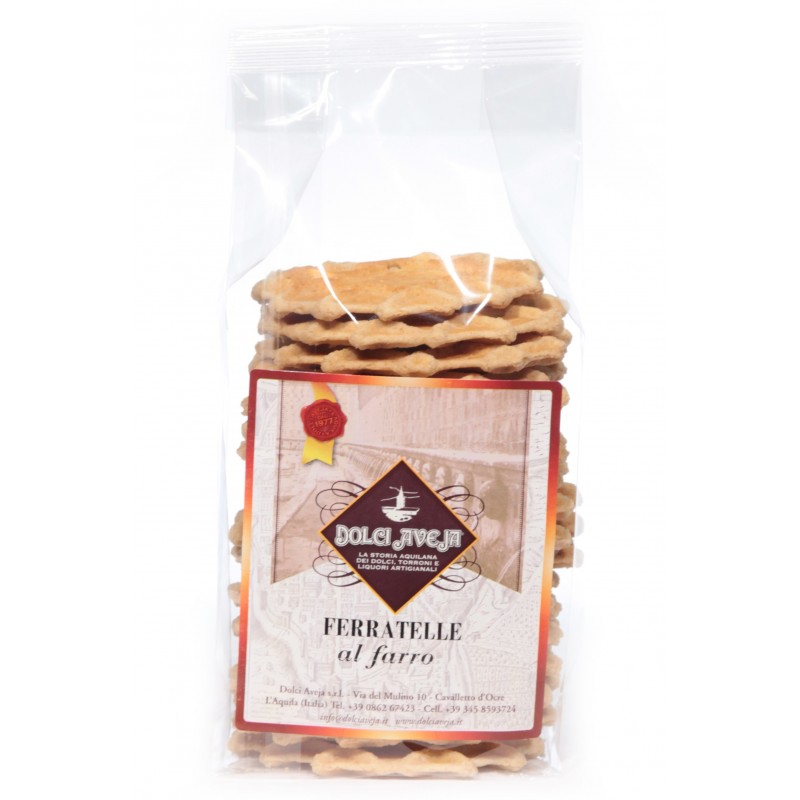 Ferratelle al Farro Abruzzesi - 200 gr - Dolci Aveja