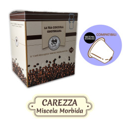 100 Capsule compatibili Nespresso - Carezza, Miscela Delicata - 99 Caffè