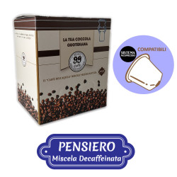 100 Capsule compatibili Nespresso - Pensiero, Miscela Dek - 99 Caffè