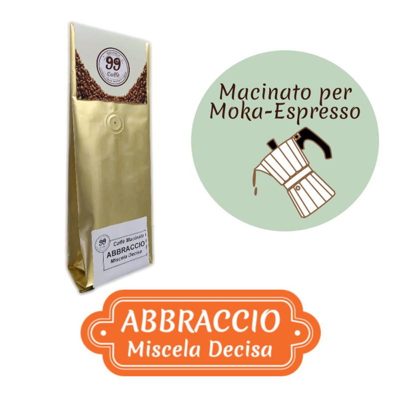 Caffè Macinato - Miscela Cremosa - 200 g - 99 Caffè® di Dolci Aveja