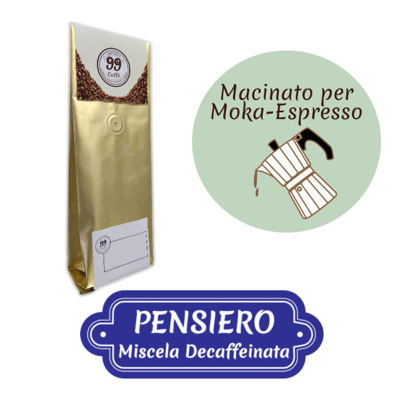 Caffè Macinato - Miscela Pensiero - 200 g - 99 Caffè® di Dolci Aveja