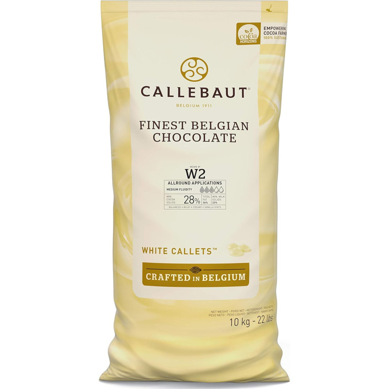 Cioccolato Bianco 28% - Sacco da 10kg - Callebaut