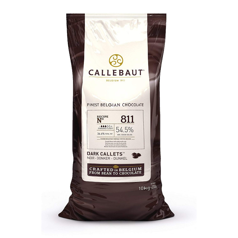 Cioccolato Fondente 54,5% - Sacco da 10Kg - Callebaut