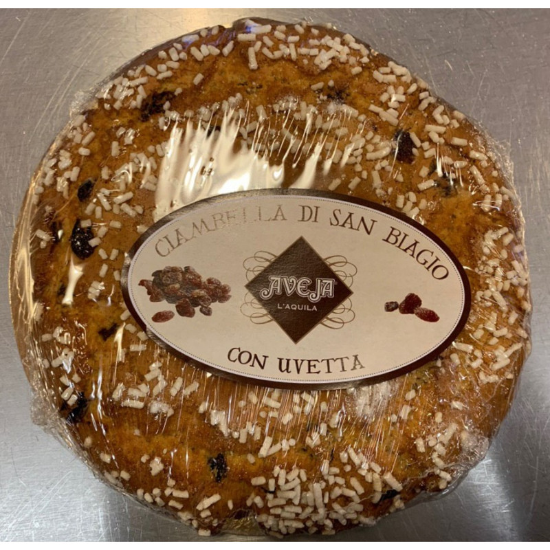 Ciambella Di San Biagio all'Uvetta - 500 gr - Dolci Aveja