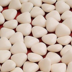 Confetti Pelino Sulmona dal 1783 - Bianchi to chocolate heart shaped - 500 gr