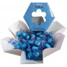 Confetti Pelino - Sugared Almonds "Ciocomandorla" - L.Blue with Chocolate - 300g