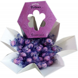 Confetti Pelino - Sugared Almonds Ciocomandorla - Pink with Chocolate -  300 gr