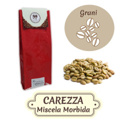 Caffè in Grani CRUDO - Miscela Carezza - 1000 g - 99 Caffè