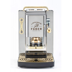 Macchinetta Cialde ESE 44mm - PRO Deluxe Alta Temperatura dettagli ottone - Faber