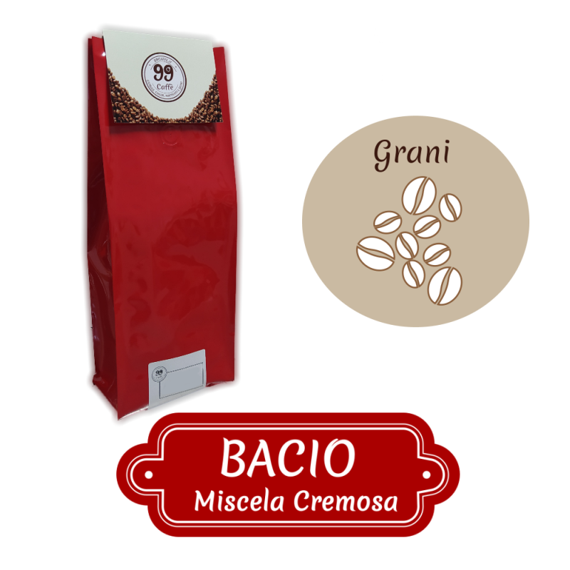 Caffè in Grani - Miscela Bacio - 500 g - 99 Caffè