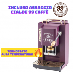 Macchinetta Cialde ESE 44mm - PRO Deluxe Alta Temperatura dettagli ottone - Faber