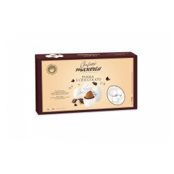 Confetti Maxtris - Ciocomandorla Panna e Cioccolato Fondente - 1 Kg