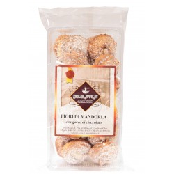 Dolci Aveja - Fleurs d'amande Biscuits au chocolat avec des gouttes 350 g