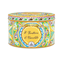 Panettone ai 2 Cioccolati, confezione Dolce e Gabbana - 1 Kg - Fiasconaro