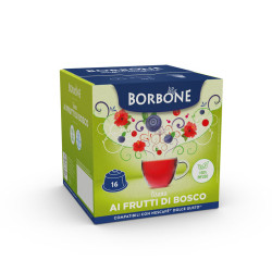 16 Capsule Comp. Dolce Gusto - Frutti di Bosco - Caffè Borbone