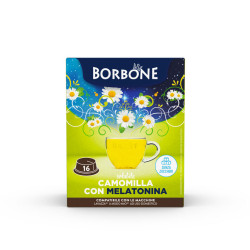 16 Capsule Comp. Lavazza A modo mio - Camomilla e Melatonina - Caffè Borbone