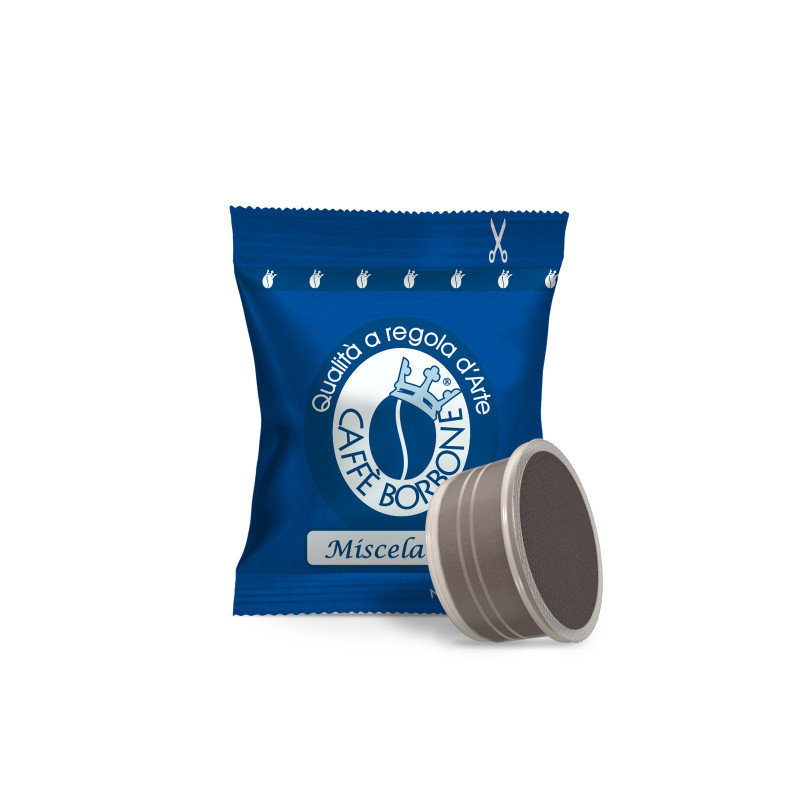 100 Capsule Miscela Blu - Compatibili con Lavazza Espresso Point - Caffè Borbone