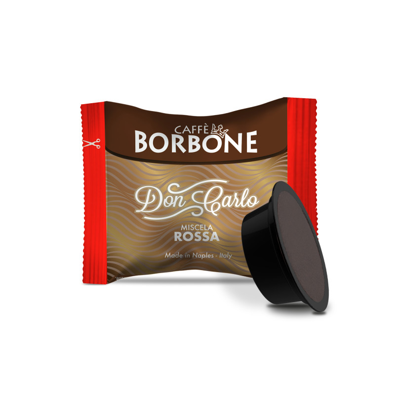 Don Carlo Miscela Rossa - 50 Pezzi Compatibili Lavazza A Modo Mio - Caffè Borbone