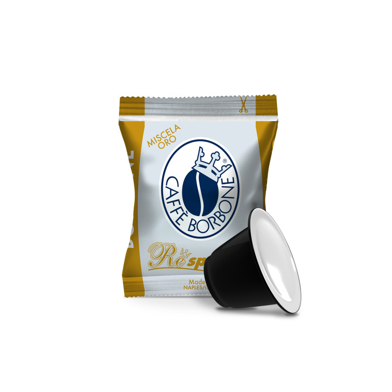 Caffè Borbone - Respresso Miscela Oro - 50 Pezzi - Compatibili con Nespresso