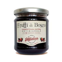 Confettura Extra di Frutti di Bosco, Frutta di Prima Scelta - 220 g - Offidius