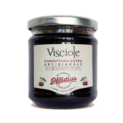 Confettura Extra di Visciole, Frutta di Prima Scelta - 220 g - Offidius