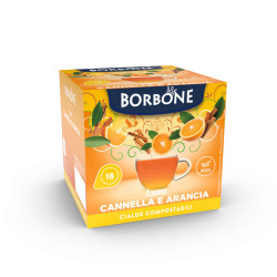 18 Cialde Tisana Cannella e Arancia - Borbone